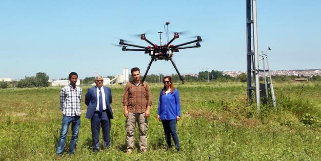 ‘Drone’lar tarım için uçuruluyor