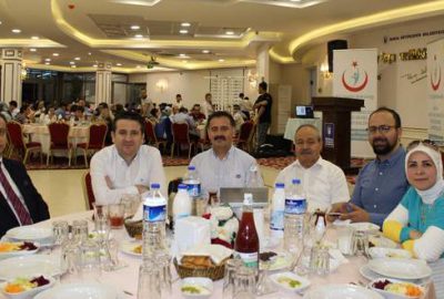 Onkoloji personeli iftarda bir araya geldi