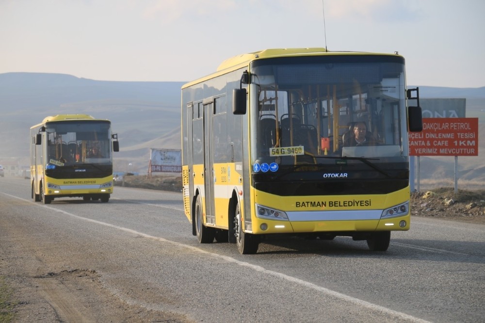 Batman’da bayramda otobüsler ücretsiz