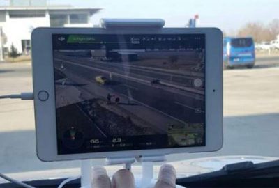 Bayram trafiğine havadan takip