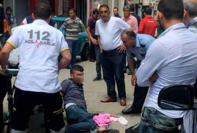 Bursa’da sokak ortasında dehşet kamerada