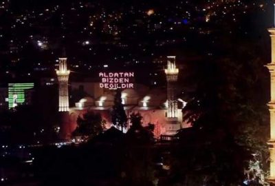 Drone’lar ‘Kadir Gecesi’ için havalandı