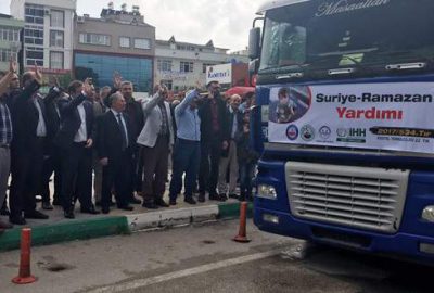 Kestel’den Suriye’ye yardım TIR’ı