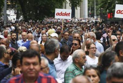 Adalet Yürüyüşü’nde bir kişi daha kalp krizi geçirdi