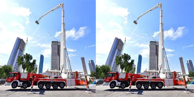 Türkiye’nin en uzun yangın merdiveni