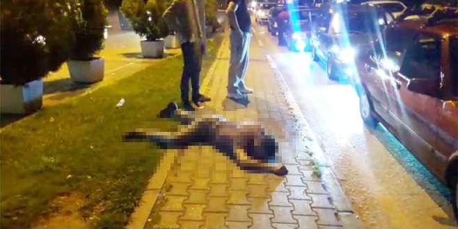 Bursa’da cadde ortasında uyuşturucu komasına girdi