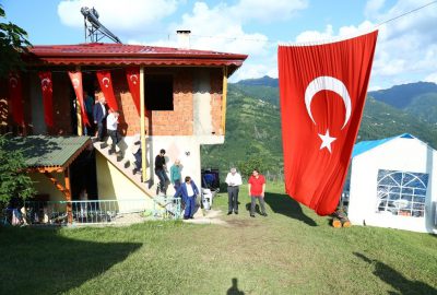 Şehidin hayalini başkan tamamlayacak