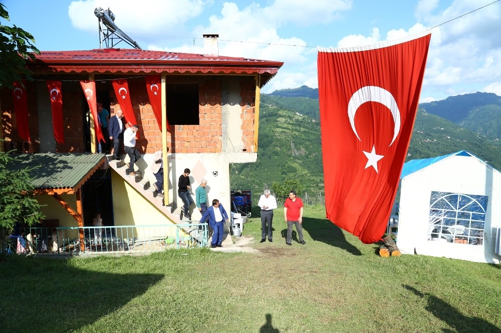 Şehidin hayalini başkan tamamlayacak
