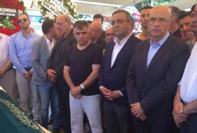 Berberoğlu, kayınpederinin cenaze törenine katıldı