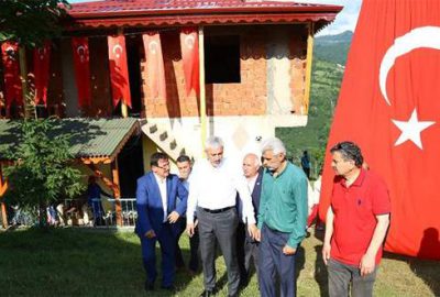 Şehidin yarım kalan evi tamamlanacak