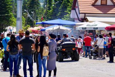 Uludağ’a bayramda ziyaretçi akını