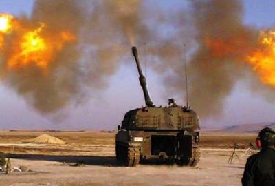 Suriye’deki YPG mevzileri topçu atışıyla vuruldu