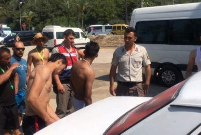 Plajda küçük kıza taciz iddiası: 5 Suriyeli yakalandı