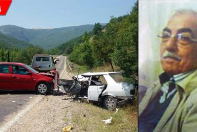 Oğluna bayram ziyaretine geldi, kazada hayatını kaybetti