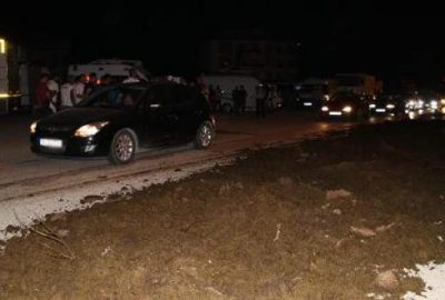 CHP’nin kamp alanı önüne gübre döken sürücüye gözaltı