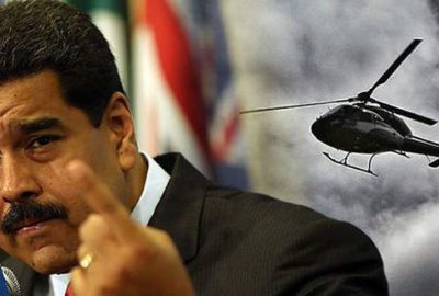 Helikopterden bomba yağdırdı