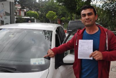 Engelli sürücüye park cezası