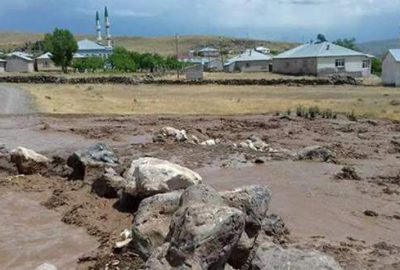 Van’da sel felaketi