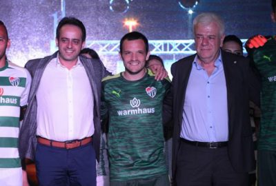 Bursaspor’un yeni sezon formaları görücüye çıktı