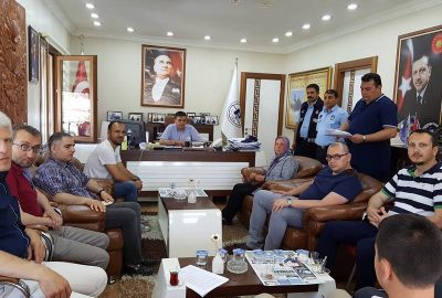 Başkan Yalçın, apartman yöneticileriyle bir araya geldi