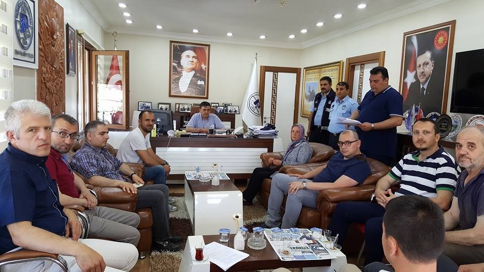 Başkan Yalçın, apartman yöneticileriyle bir araya geldi