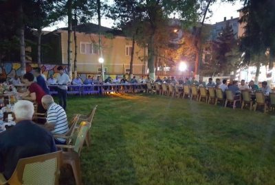 Tayin olan jandarma personeline veda yemeği verildi