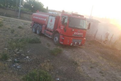 Evi yanan köylüye yeni evi imece usulü ile yapılacak