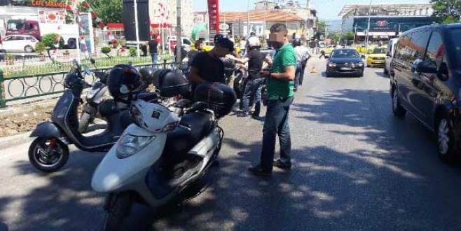 Bursa’da motosiklet sürücülerine sıkı denetim!
