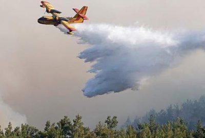 İzmir’deki orman yangını söndürme çalışmaları sürüyor