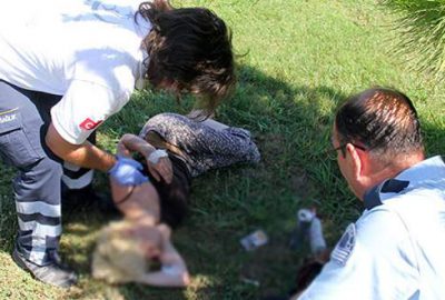 Parkta sabaha karşı bu halde bulundu!