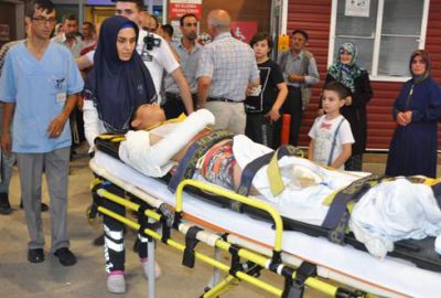 Traktör turu hastanede bitti