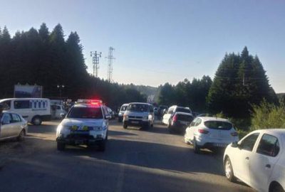 Uludağ’da hafta sonu yoğunluğuna jandarmadan ‘drone’lu tedbir