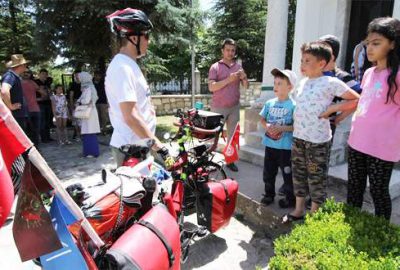 ‘Devlet Kuran Sultanlardan Devlet Kurtaran Şehide Yolculuk’ bisiklet turu