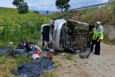 Feci kaza: 3 ölü 5 yaralı