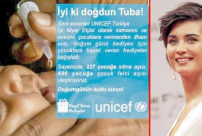 Tuba’ya doğum günü jesti