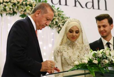 Erdoğan, Kahraman ve Yıldırım nikah şahidi oldu