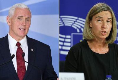 Pence ile Mogherini’den Kıbrıs müzakerelerine destek