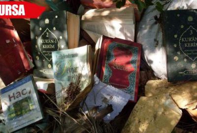 Doğa yürüyüşünde çöplerin içinde FETÖ’nün kitaplarını buldular