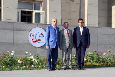 İş adamı Abdolbari Goozal’den Rektör Karabulut’a ziyaret