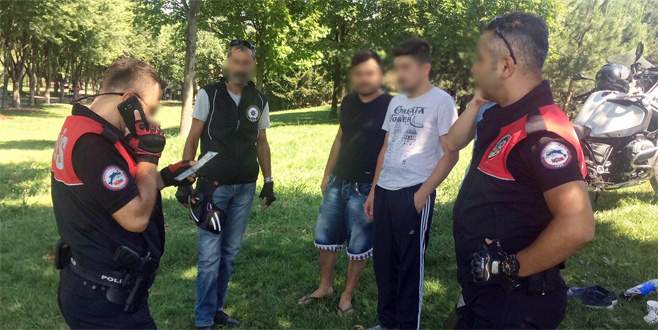 Bursa’da parklar denetim altına alındı