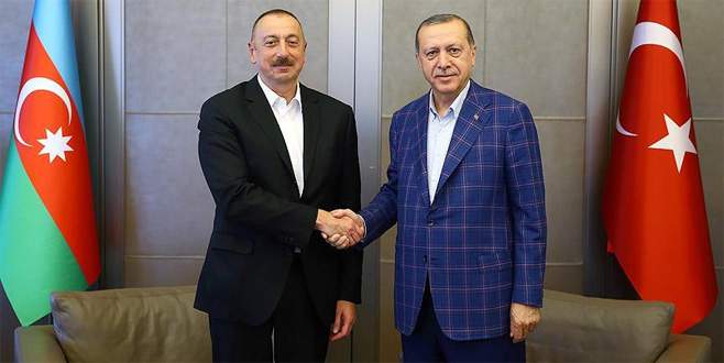 Erdoğan, Aliyev ile görüştü