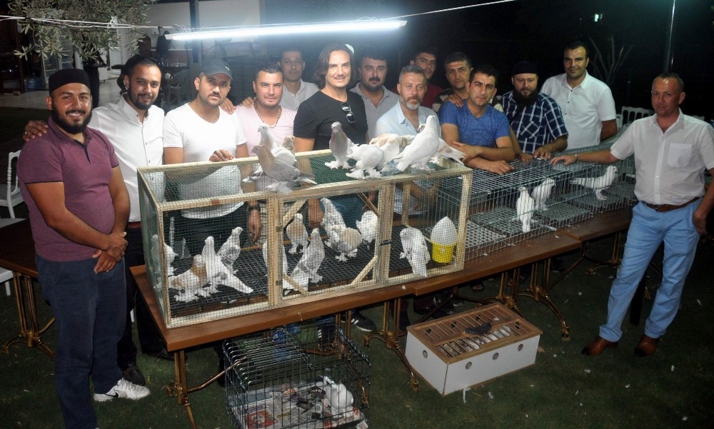 Güvercin severler Aydın’da buluştu
