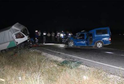 Trafik kazasında bir asker şehit oldu