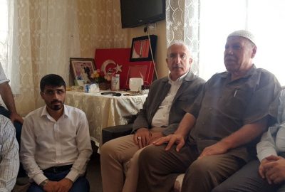 Miroğlu, şehit polis Bekdaş’ın mezarını ziyaret etti