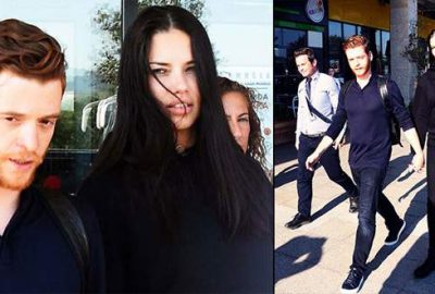 Adriana Lima Türk yazarla el ele