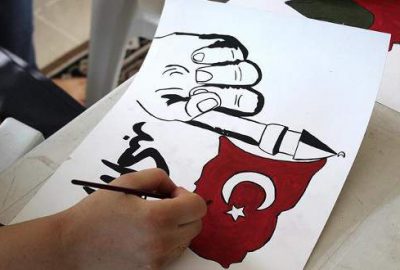 Hatay'ın Hassa ilçesinde halk eğitim merkezi bünyesinde açılan hüsnühat kursuna