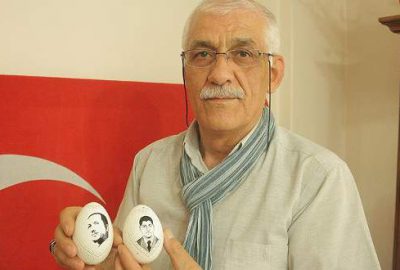 Ankara'da yaşayan, yumurta kabuğu oyma sanatçısı Hamit Hayran, FETÖ'nün darbe