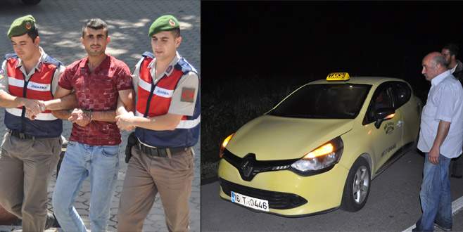 Taksi gaspçısı 110 güvenlik kamerası incelenerek yakalandı