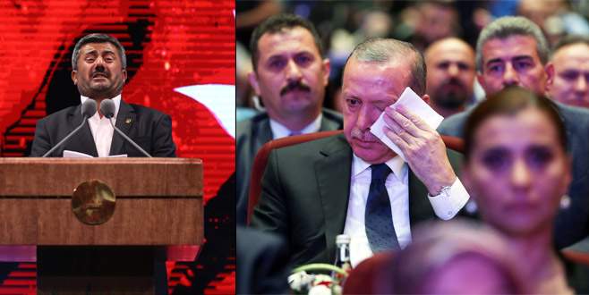 Şehit babasından Cumhurbaşkanı Erdoğan’ı ağlatan şiir