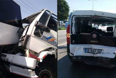 Bursa’da zincirleme kaza: 7 yaralı